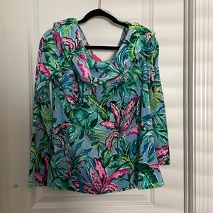Lilly Pulitzer Velvet Off The Shoulder Top